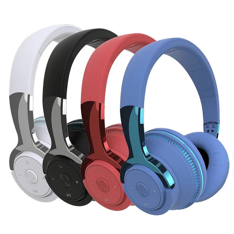 Wireless Headphones Manufacturer - 2025 New LED Light H2 Foldable Bass With TF Card Retractable