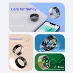 Health Smart Ring Manufacturer - Stainless Steel Sleep Heart Rate Blood Pressure Gesture Photography IP68 R11M