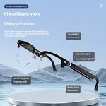 Smart Glasses Manufacturer - UV Voice Assistant E13-06 BT Smart Sun Glasses Earphone Siri Music Clear Lens