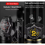 Smart Watch Manufacturer - Earphones Watch 2 in 1 Good Quality Portable Fast Charging