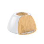 Smart Speaker Manufacturer - ST-2599 Multifunctional Mini Wooden Desk Wireless Charger Mobile Phone Stand