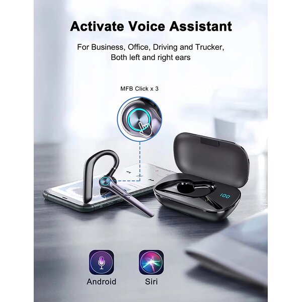 Wireless Headset Manufacturer - Explosive Business Monaural ENC Double-marked Noise-cancelling