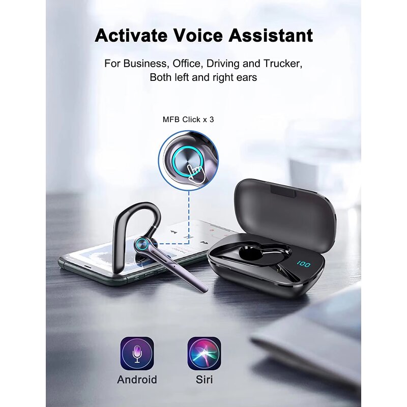 Wireless Headset Manufacturer - Explosive Business Monaural ENC Double-marked Noise-cancelling