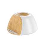 Smart Speaker Manufacturer - ST-2599 Multifunctional Mini Wooden Desk Wireless Charger Mobile Phone Stand