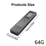 Digital Voice Recorder Manufacturer - K66 Mini 20hrs Long Battery Audio Recorder Pen for Lecture Meeting Interview