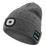 Beanie Hat Manufacturer - OEM Wholesale Night Running LED for BT Speaker Knitted Winter with USB Light