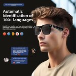 Smart Glasses Manufacturer - UV Voice Assistant E13-06 BT Smart Sun Glasses Earphone Siri Music Clear Lens