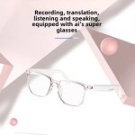 Smart Glasses Manufacturer - UV Voice Assistant E13-06 BT Smart Sun Glasses Earphone Siri Music Clear Lens