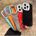 Phone Case Manufacturer - Velvet Snow Mountain Pattern Electroplated for iPhone 15 Pro Max 16 14 17 Pro Max