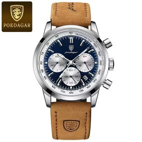Wristwatch Manufacturer - POEDAGAR 921 Men's Luminous Quartz Waterproof Fashion Casual