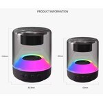 Portable Speaker Manufacturer - ST-203 Hot Sale Mini Stereo Bass Wireless RGB LED BT Gaming with TF Card