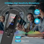 Digital Recording Pen Manufacturer - K96 High Definition Noise Cancelling Voice Controlled MP3 Player for Classroom Conference