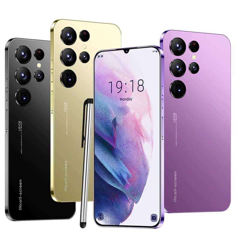 S25 Ultra Smartphone - Manufacturer - S24 Gen 4G 5G Face Unlock Dual Sim Factory