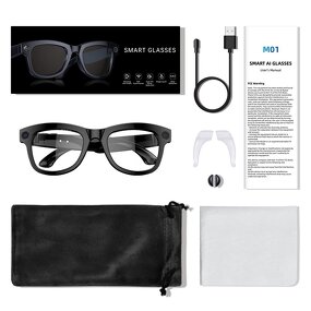 M01 Smart Sunglasses - Manufacturer - Open Ear Wireless Audio Music-Call Driving