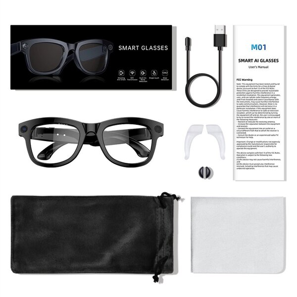 M01 Smart Sunglasses - Manufacturer - Open Ear Wireless Audio Music-Call Driving