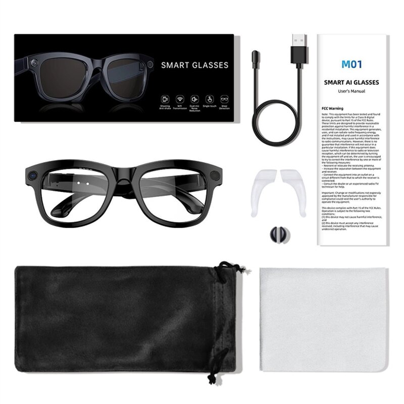 M01 Smart Sunglasses - Manufacturer - Open Ear Wireless Audio Music-Call Driving