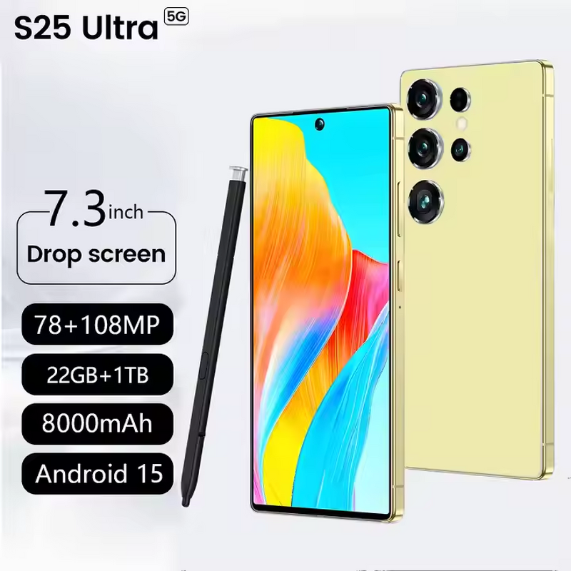 S25 Ultra Smartphone - Manufacturer - 16+1TB Full-screen Gaming Android Original