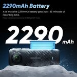 Action Camera Manufacturer - Insta360 X4 Sport 360 8K 4K Waterproof Anti-shake 2.5" Screen Wide-Angle with Invisible Selfie Stick