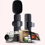Wireless Microphone Manufacturer - Portable One-Click Recording Receiver for Two-SLR Camera Outdoor Video Interview Noise Cancelling