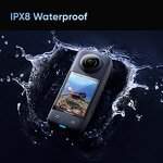 Action Camera Manufacturer - Insta360 X3 Sport 360 Waterproof 48MP Sensors 5.7K HDR Video 4K Single Lens 10x-20x Zoom