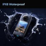 Action Camera Manufacturer - Insta360 X3 Sport Waterproof 48MP Sensors 5.7K HDR Video 4K Touch Screen 10x-20x Optical