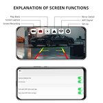 Reverse Camera Manufacturer - WiFi Wireless 720P CCD Waterproof IP68 App HD Starlight Night Vision for Car License Plate Frame