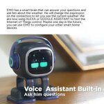 Robot Pet Manufacturer - Emo AI Intellect Emotional Communication Interactive Electronic with Smart Alarm Music Dance