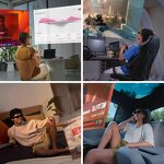 AR Smart Glasses Manufacturer - XREAL Air2 with Polarized Micro-OLED Screen 120Hz 1080p View 130 Inches Private Cinema