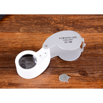 Magnifying Loupe Manufacturer - 40X 25mm Jeweller LED Light Glass