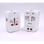 Travel Adapter Manufacturer - Customized logo Universal All in One Ac Dc Plug Converter World USB with CE