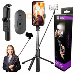 Selfie Stick Manufacturer - Wireless Foldable Mini Tripod with Fill Light Shutter Remote for IOS Android