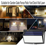 Solar Lamp Manufacturer - LED Garden Security Wall Light 288 Led High Bright Waterproof with Motion Detector