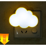 Night Light Manufacturer - ABS Creative Cloud Shape Intelligent Induction LED Sensor Lovely Decor