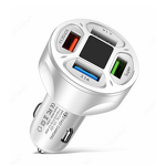 Car Charger Manufacturer - 5V 4.8A for Cigarette Lighter 4 USB Digital Display Voltmeter Fast Charging