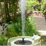 Solar Fountain Pump Manufacturer - Outdoor Garden Pond Decoration Submarined 1.5 W Floating for Pool Bird Bath