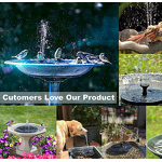 Solar Fountain Pump Manufacturer - BirdBath 1.4W Solar Powered Floating Kit for Garden Patio