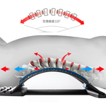 Back Stretcher Manufacturer - Multi-level Adjustable Lumbar Spine Magnetic Massager Machine for Pain Relief