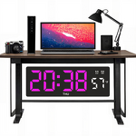 Alarm Clock Manufacturer - Digital LED with USB/Battery Power Calendar Temperature Electronic Desktop