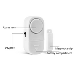 Alarm System Manufacturer - Wireless Home Door Window Entry Burglar with Magnetic Sensors