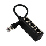 Network Adapter Manufacturer - RJ45 Male to 3 Female LAN Ethernet Splitter