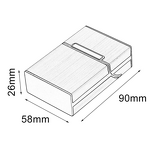 Cigarette Case Manufacturer - Hard Box Holder Tobacco Storage Metal Aluminum 20pcs Gift