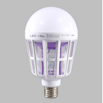 Mosquito Killer Lamp Manufacturer - 2 in 1 15W LED Bulb 220-240V Electric Trap for Outdoor Camping