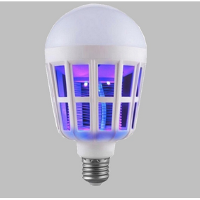 Mosquito Killer Lamp Manufacturer - 2 in 1 15W LED Bulb 220-240V Electric Trap for Outdoor Camping