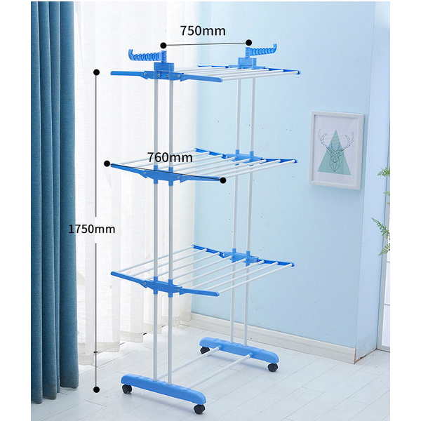 Drying Rack Manufacturer - Three Layer Multi-purpose Cloth Baby Hanger