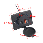 Car Charger Manufacturer - Factory Price 12v 24v QC3.0 PD Fast with Cover USB Socket