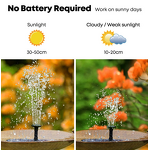 Solar Water Fountain Manufacturer - Outdoor Waterproof Floating Garden Bird Bath for Pool Landscape