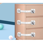 Safety Locks Manufacturer - Baby Proof Cabinets Drawers with Adjustable Strap Length Double Lock Option