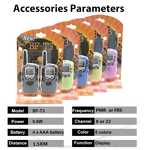 Walkie Talkie Manufacturer - 22 Channel FRS/GMRS Mini Kid T3 BAOFENG PMR446 0.5W Radio