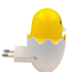 Night Light Manufacturer - Cartoon Yellow LED Small Intelligent Light Control Energy-saving Plug Lamp