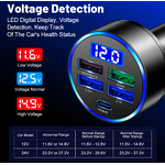 Car Charger Manufacturer - Qc 3.0 Pd 30w to 150w 4 Usb+type C Android Fast